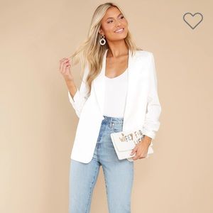 Lightweight white blazer - new